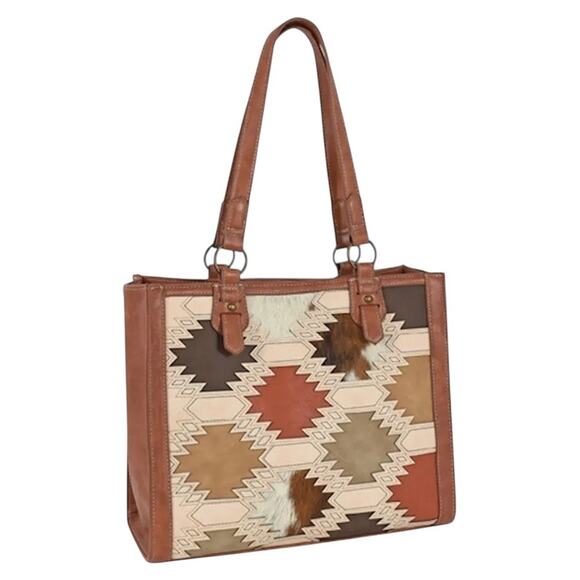 NWT! Catchfly‎ Studio Southwest Aztec Western Concealed Carry Tote Bag - Picture 1 of 8